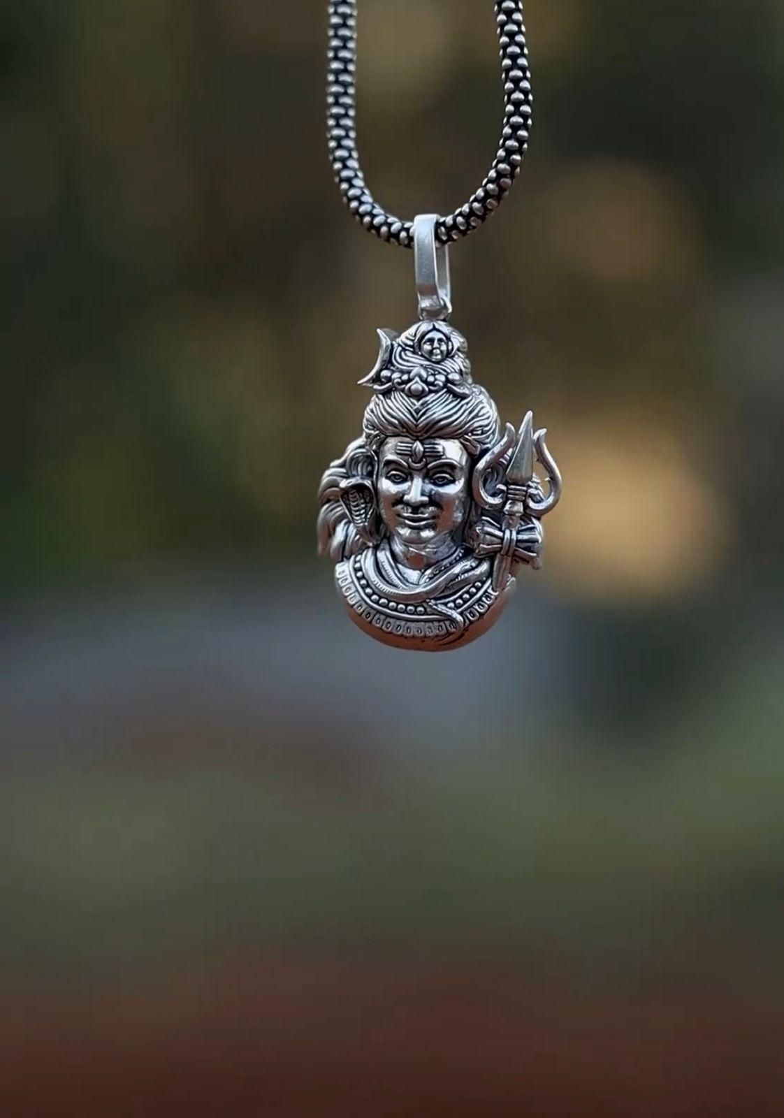 Lord Mahadev Premium Pendant Chain